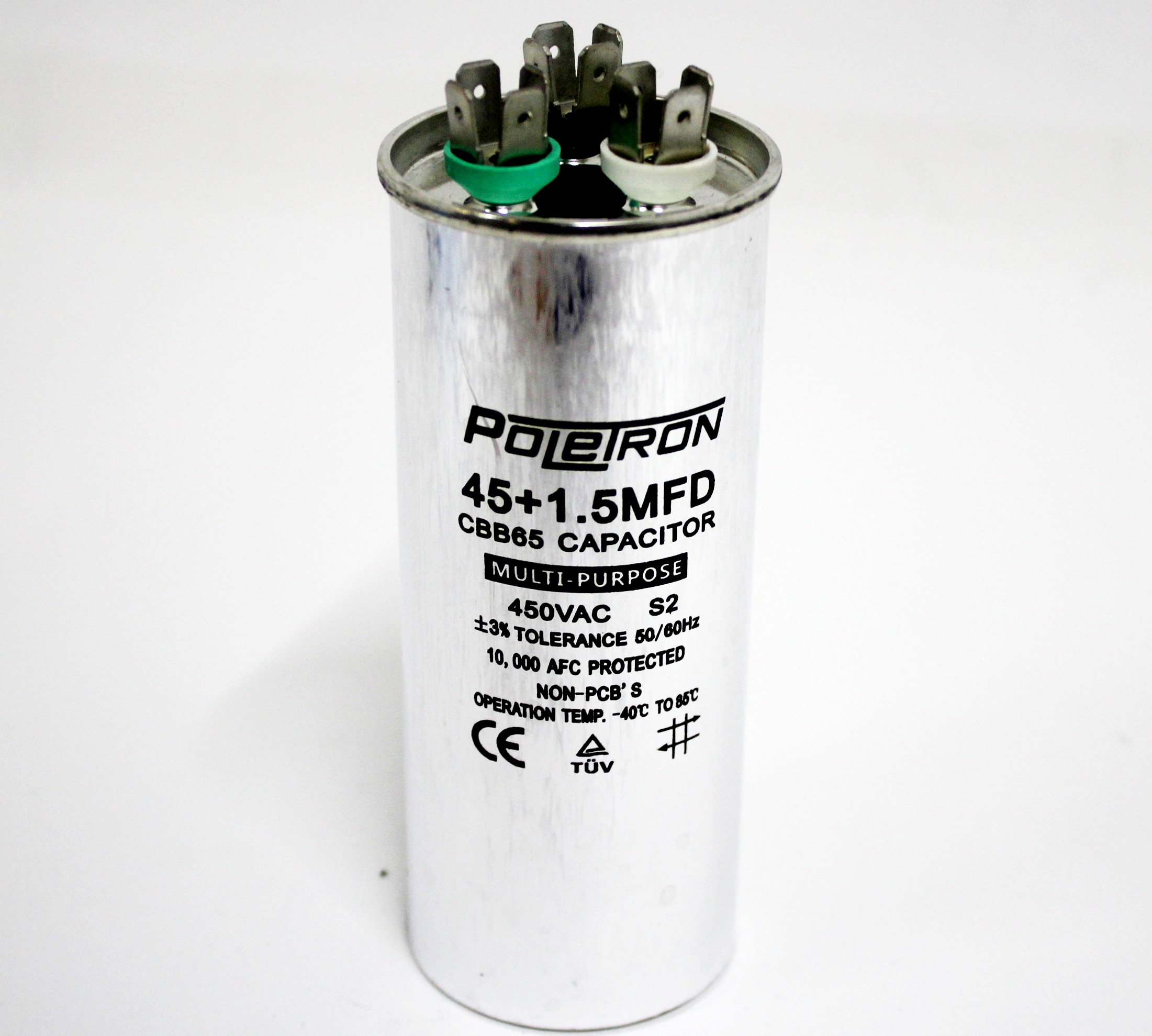 Конденсатор 45+1,5 мф 450V совмещенный. RF06B138