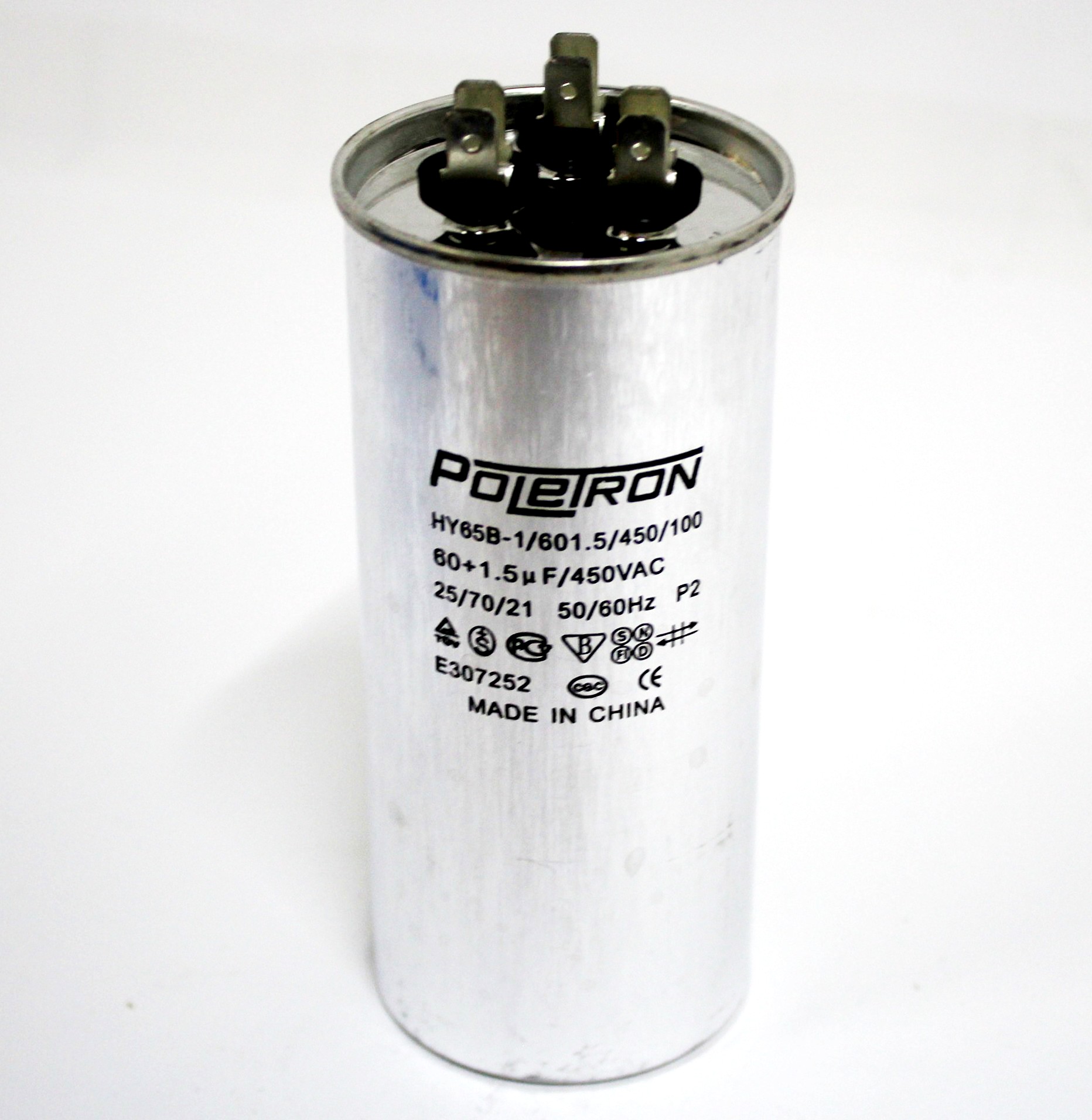 Конденсатор 60+1,5 мф 450V совмещенный. RF06B141